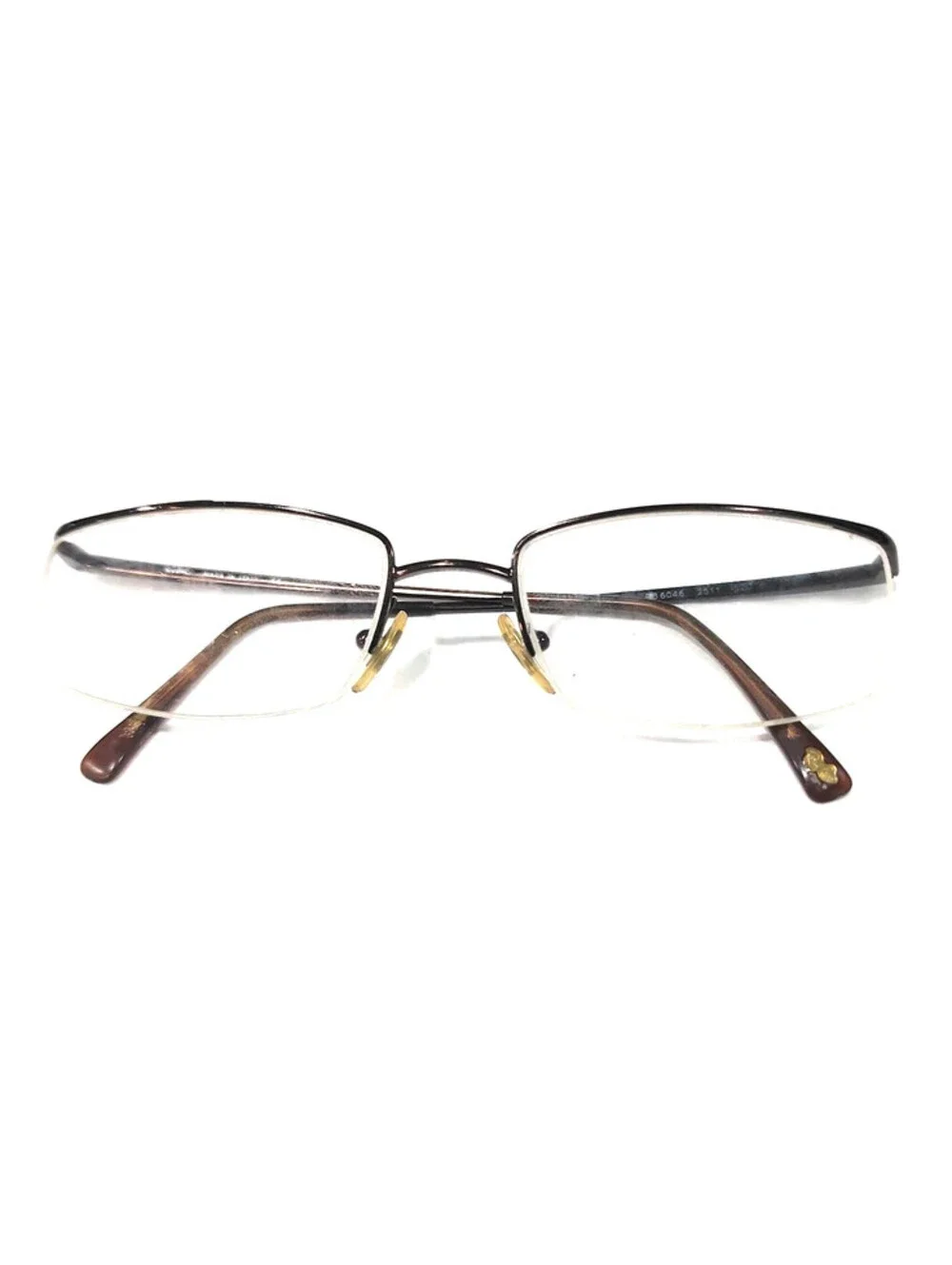 Ray Ban RB6046 2511 Brown Rectangle Eyeglasses 52-18 135 LWA